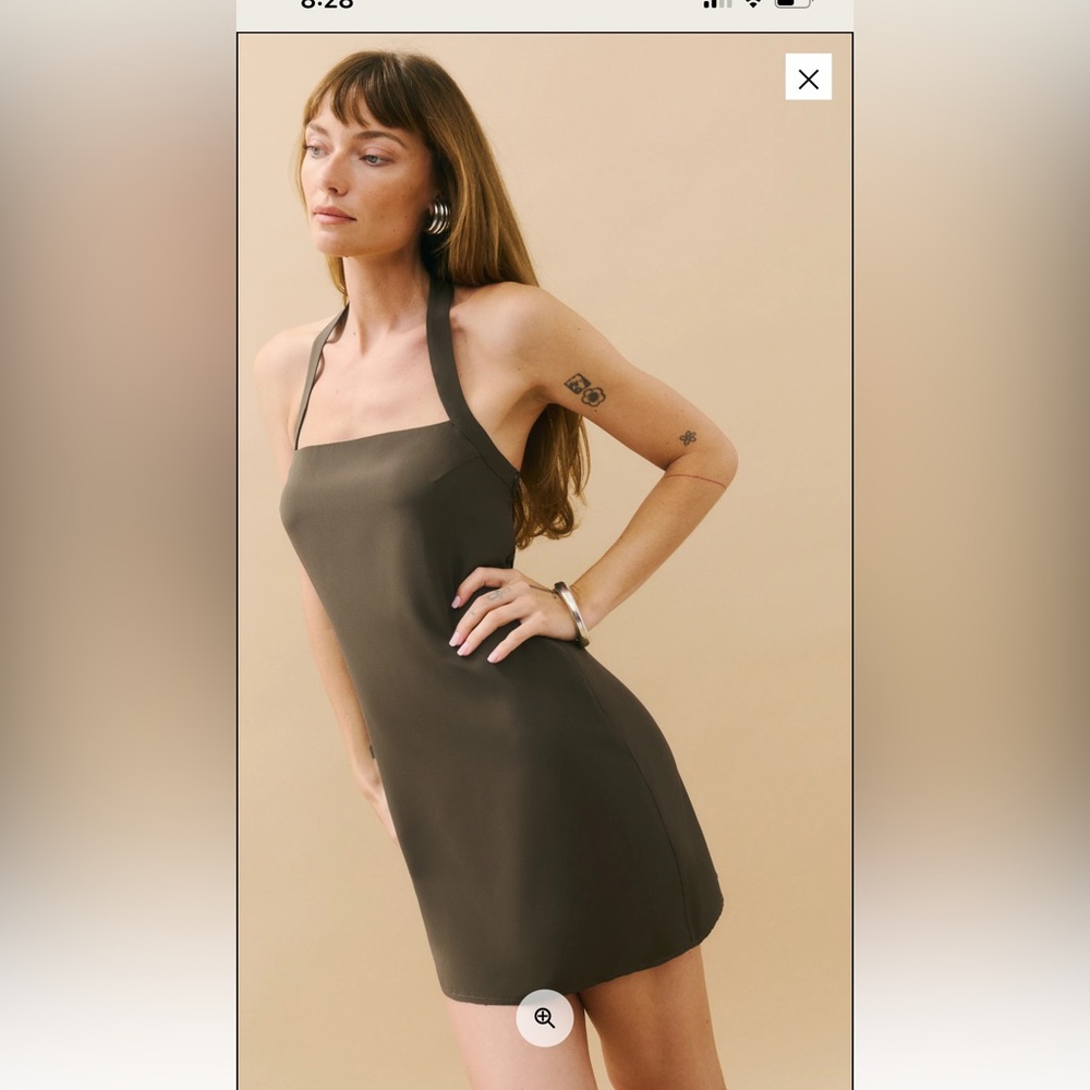 Reformation Tatum Silk Dress